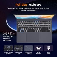 16" Laptop Computer Core i5(up to 3.6GHz)16GB RAM,512GB SSD,Window 11 Pro Notebook PC,MS Office,gaming laptop,1920 x 1200 FHD 16:10 Display, with BT5.0 Wi-Fi, USB A, HDMI, RJ45, Backlit Keyboard - Image 6