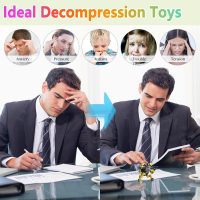Transformable Fidget Spinners 4 Pcs for Kids and Adults Stress Relief Sensory Toys for Boys and Girls Fingertip Gyros for Party Favors Stocking Stuffers Bulk for Kids - Image 4