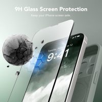 Magnetic for iPhone 13 Pro Case, Compatible with MagSafe, [Full Camera Protection][Screen Protector] Silicone Shockproof Protective Phone Case for iPhone 13 Pro 6.1", Calke Green - Image 3