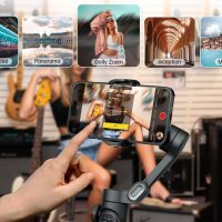 Phone Gimbal Stabilizer 3-Axis Smartphone Foldable Handheld Gimbal for iPhone with Focus Wheel TikTok YouTube Vlog Stabilizer for iPhone16 15 14 13 12 Pro Max Android-Smart XE - Image 5