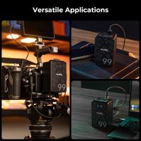 SMALLRIG V Mount Battery VB99 SE, 99Wh / 6800mAh V Mount Battery with 65W Output, 2.5H Full Charge, with USB-C, D-TAP, USB-A, Dual DC Ports, OLED Screen, for Camera, Camcorder, Monitor, Video Light - Image 8