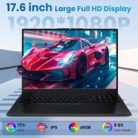 jumper 17.6 Inch Laptop with Office 365, 100% sRGB FHD Display, 16GB RAM 1TB SSD+128GB Storage, N5095 CPU, Windows 11, Backlit Keyboard, 7000mAh, WiFi-6, Laptops Computer for Students and Business - Image 2