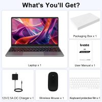 2025 Laptop Computer 14 Inch Win 11 256GB SSD Up to 1TB SSD Expand Laptops Celeron N4020 Up to 2.8Ghz 1920x1080 FHD Dual WiFi BT4.2 with Webcam Keyboard Protect Flim for Business Student-Gray - Image 9