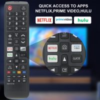 Universal Remote Control for Samsung TV, Samsung Remote Control Replacement, Compatible for Select TVs - with Netflix, Prime Video and Hulu Hotkey, Universal IR Remote Black (BN59-01315A) - Image 3