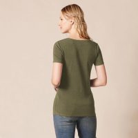 Amazon Essentials Women's Regular-Fit Short-Sleeve V-Neck T-Shirt, Multipacks - Image 3