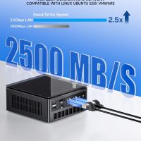 GMKtec Gaming Mini PC K8 Plus AMD Ryzen 7 8845HS(8C/16T, up to 5.1GHz) 64GB DDR5 RAM 1TB SSD, Desktop Computer Dual NIC 2.5G, HDMI 2.1, USB4 - Image 5