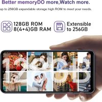 KXD A07 Unlocked Android Phones,8GB+128GB/256GB Expand,6.52" HD + Screen Mobile Phones 4500mAh Android 12 4G Cheap Smartphone,Octa Core,Unlocked Cell Phone,13MP Camera,Dual SIM 3 Slot,Type C-Purple - Image 3