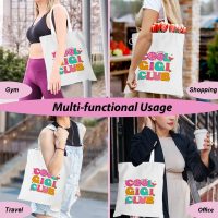 Grandma Gifts Funny Gigi Canvas Tote Bag Beach Bag Reusable Shopping Grocery Bags for Women Female Nana Grandmother Birthday Mothers Day Christmas Friendship - Image 6