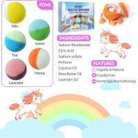 Bath Bomb Gift Set with Toys Inside, 20 Pack Organic Bath Bombs for Kids, Kids Safe Handmade Fizzy Balls for Kid, Ideal Birthday Easter Gift for Boys & Girls - Image 5