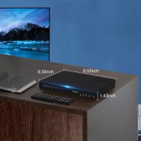 Blu Ray DVD Player, 1080P Home Theater Disc System, Play All DVDs and Region A 1 Blu-Rays, Support Max 128G USB Flash Drive + HDMI/AV/Coaxial Output + Built-in PAL/NTSC with HDMI/AV Cable - Image 7