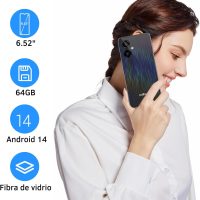 redbeat D5 Unlocked Android 14 Cell Phones 8-core 1.6GHz Processor 6.52 Inch IPS, 5000mAh, 6GB RAM 64GB ROM Expandable 1TB, 13MP + 5MP Camera, Dual 4G SIM Slots, GPS, Type-C, WiFi, Bluetooth 5.0 - Image 7