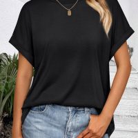 AUTOMET Womens Summer Tops Oversized Short Sleeve Business Casual T Shirts Trendy Fashion Clothes Spring Outfits 2025 - Image 6