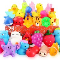 Squishies, 26 Pack Mochi Squishy Toys - Kawaii Cat Squishys Slow Rising Animals - Party Favors, Goodie Bag, Birthday Gifts, Mini Squishies Stress Reliever Toy - Image 9