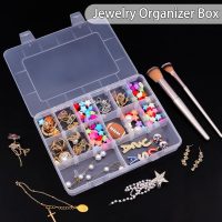 (18 Grids) Plastic Organizer Box with Dividers, Clear Container Storage for Crafts, Jewelry - Image 5