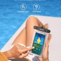 Lamicall Waterproof Phone Pouch Case - [2 Pack][Easy Lock & Heavy Duty] IPX8 Water Proof Cell Phone Dry Bag for Beach, Protector for iPhone 16 15 14 13 12 11 Pro Max Plus XS XR, Galaxy S24 S23, 4-7" - Image 3