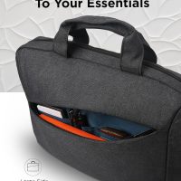 Lenovo Laptop Carrying Case T210, 15.6-Inch Laptop and Tablet, Sleek Design, Durable and Water-Repellent Fabric, Business or School, GX41L83769 Casual Toploader - Eco Black - Image 4