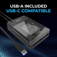 SABRENT USB 3.0 to SATA External Hard Drive Lay-Flat Docking Station for 2.5 or 3.5in HDD, SSD [Support UASP] (EC-DFLT) - Image 7
