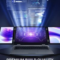 Triple Screen Laptop,16” Main + Dual 10.5” Monitors, Core i7-1270P, 32GB RAM,2TB SSD, Windows 11 Pro,Wi-Fi 6,BT 5.2,Face & Fingerprint Unlock,USB-C,HDMI for Business/Design/Stock Trading - Image 9