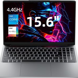 jumper 2025 Laptop, Intel 8-Core Processor(Up to 4.4GHz), 16GB DDR4 512GB NVME SSD, 15.6" FHD IPS Screen, 62.7Wh Battery, WiFi-6, Bluetooth5.1, USB3.2, 4 Stereo Speakers, 2 Memory Slots.