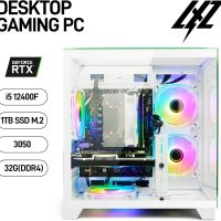LXZ Gaming PC Desktop Core i5-12400F, GeForce RTX 3050, 32G DDR4 RAM, 1TB NVME SSD | WiFi 6 Prebuilt Tower Computer WiFi for Gaming, Home and Office (White) - Image 4