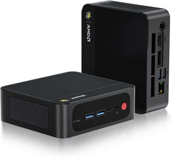 Beelink Mini PC, AMD Ryzen 7 6800U(8C/16T, Up to 4.7GHz), 32GB LPDDR5 RAM 1TB PCIe4.0x4 SSD, SER5 MAX Desktop Computer Support 4K Triple Display/DP/HDMI/Type-C/WiFi 6/BT5.2,Gaming/Office/Home