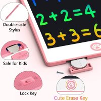 Hockvill LCD Writing Tablet for Kids 8.8 Inch, Toys for Girls Boys Drawing Pad for 3 4 5 6 7 Year Old Kids Toys, Children’s Day Gift Toddler Doodle Board Travel Essentials, Birthday Gift for Children - Image 3