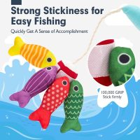 hahaland Montessori Toys for 1 Year Old - 10 in 1 Cloth Toddler Fishing Game with Stacking Cups, Baby Toy 12-18 Months One Year Old Boy Birthday Gift, Toddler Toys for 1 2 Year Old Boy Girl Gifts - Image 3