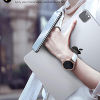 Lamicall Cell Phone Ring Holder Stand - Phone Finger Gip Kickstand, 360° Rotation Polished Metal Grip for Magnetic Car Mount, Compatible with iPhone 16/15/14 Pro Max, Android Smartphone Accessories - Image 3