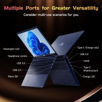 15.6-FHD-Laptop Student-Laptop, 16GB RAM 256GB SSD, Intel Pentium Quad-Core N100 Processor (Up to 3.4GHz) Backlit Keyboard Fingerprint WiFi 6 BT5.2 Business-Laptop, 2 Years Warranty Windows 11 Laptop - Image 6