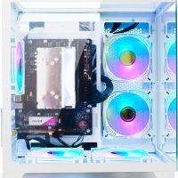LXZ Desktop PC Computer Ryzen 5-5600GT, 16G DDR4 RAM, 512G NVME SSD, Tower Computer with Wi-Fi & 400W Power Supply for Working, Home and Office (White) - Image 5