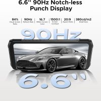 DOOGEE Blade 20 Turbo AI 5G Rugged Phone Unlocked,10300mAh/33W,Android 15 Rugged Smartphone,32GB+256GB/TF 2TB,Dimensity 7050,6.6”HD + 90Hz,50MP+16MP,Face ID/NFC/WiFi6/IP68/IP69K/3 Card Slot,Black - Image 7