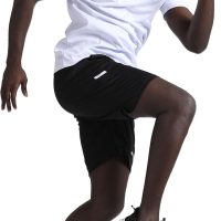 BUYJYA Men's Workout Clothes Athletic Shorts Shirt Set 3 Pack Basketball Football Training Running Gym Christmas gifts - Image 5