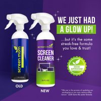 Screen Mom Screen Cleaner Spray and Microfiber Cloth 16oz Screen Cleaner Spray and Wipe for TV, Laptop, Computer, Phone, iPad, Car Screen Cleaning Kit Electronic Cleaner Spray - Image 2