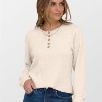 ANRABESS Womens Long Sleeve Henley Shirts Button Down Tunic Tops Fall Lightweight Sweaters Business Casual Blouses 2025 - Image 8
