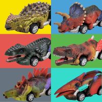 DINOBROS Dinosaur Toy Pull Back Cars,6 Pack Dino Toys for 3 Year Old Boys Girls and Toddlers,Boy Toys Age 3,4,5 and Up,Pull Back Toy Cars,Dinosaur Games with T-Rex - Image 7