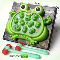 HopeRock Toys for 2 3 4 5 Year Old Boy,Toddler Toys Age 2-4, Whack A Frog Game,with 5 Modes,45 Levels,9 Music Spray and Light-up, Baby Toy Gifts for Early Learning, Birthday Gift for Toddler Boy Toys - Image 6