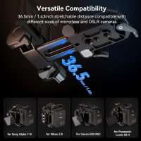 SMALLRIG Foldable V Mount Battery Plate, Tool-Free, All-in One Mounting Solution for Mirrorless/DSLR Cameras, with Modular Plate for Arca, Compact Camera Video Rig, for NEEWER V Mount Battery PS099E - Image 6