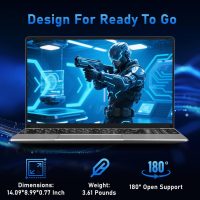 15.6'' Laptop Computer, N4020 Processor Laptops with 8GB RAM, 256GB SSD,15.6 inch FHD 1920 * 1080 Display, WIFI5, BT5.0, Windows 11 Pro - Image 6