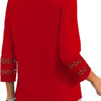 XIEERDUO 3/4 Length Sleeve Womens Tops and Blouses Dressy Casual Crewneck T Shirts Fashion Clothes Loose Fit Trendy - Image 5