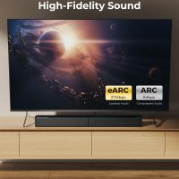 ULTIMEA 5.1CH Surround Sound Bar with Subwoofer, Dolby Atmos, VoiceMX, BassMX, APP, 300W Soundbar for Smart TV, Home Theater Surround Sound System for TV, BT 5.4, Poseidon M60 (2025 Model) - Image 8