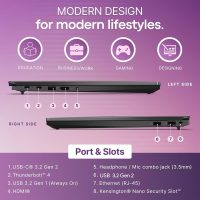 Lenovo ThinkPad E16 Gen 2 Business Laptop Computer, AMD 8-Core Ryzen 7 7735HS (Beat i7-1355U), 64GB DDR5 RAM, 1TB PCIe SSD, 16" FHD+, WiFi 6, Backlit KB, Fingerprint Reader, Windows 11 Pro, Vent-Hear - Image 5