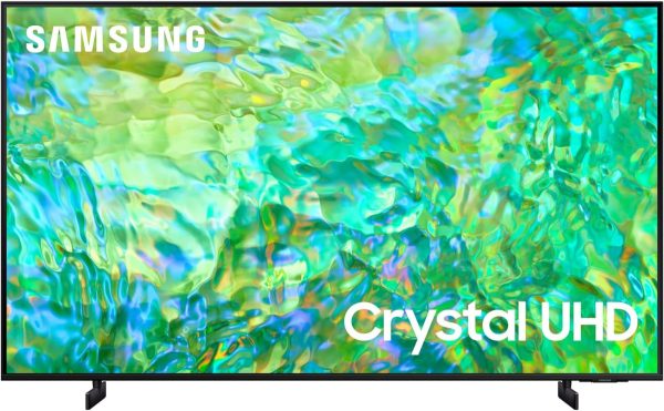 SAMSUNG 50-Inch UHD CU8000 Series PurColor, Object Tracking Sound Lite, Q-Symphony, Motion Xcelerator, Ultra Slim, Solar Remote, Smart TV with Alexa Built-in (UN50CU8000, 2023 Model) (Renewed)