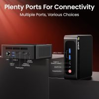 Beelink Mini PC, SER5 Pro 5825U AMD Ryzen 7 (Up to 4.5GHz) 16GB DDR4 500GB PCle 3.0 SSD Mini Desktop Computer, 2.5G LAN, Wifi6/BT5.2,HDMI/DP/Type-c/4K Triple Display Micro PC - Image 7