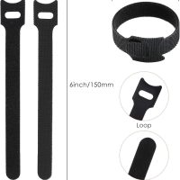120PCS 6 Inch Cable Ties Reusable Multi-Purpose Wire Ties Cord Organizer Adjustable Cable Management 5 Colors - Image 2