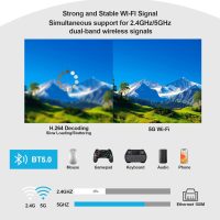 GREVA Android TV Box 11.0 4K Android Box 4GB RAM 32GB ROM with 2.4G/5G Dual WiFi and BT 5.0 Smart TV Box Amlogic S905W2 Support 1080P Ultra HDR 4K Streaming Media Player - Image 7