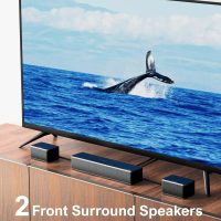 ULTIMEA 7.1ch Soundbar with Wireless Subwoofer, Virtual Surround Sound System for TV, App Control, 410W Peak Power, Sound bar for TV, 4 Wired Surround Speakers, Home Theater Sound System Poseidon D70 - Image 5
