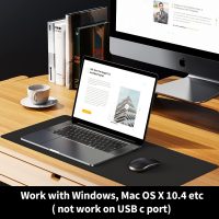 VssoPlor Wireless Mouse, 2.4G Slim Portable Computer Mice with Nano Receiver for Notebook, PC, Laptop, Computer (Black and Gold) - Image 8