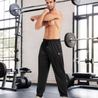 5 Pack Mens Sweatpants Open Bottom Joggers for Men with Zip Pockets Loose Fit Mesh Athletic Pants for Running,Casual - Image 5