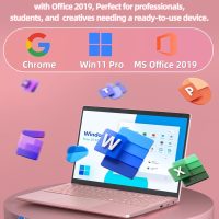 16" Rose Gold Laptop, Celeron N5105 CPU, DDR4 16GB RAM 1T SSD, FHD IPS Display, Backlit KB，Fingerprint Unlock, USB 3.0, HDMI, WiFi/BT, Perfect for Work, Study and Play! (Rose Gold,1TB SSD) - Image 6