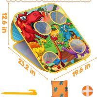 Bean Bag Toss Game for Kids - Cornhole Board Outdoor Toys for Toddlers -Party Activities Carnival Outside Yard Backyard Beach Lawn Games Toy for Kid Boys Girls Age 3 4 5 6 7 8 Year Old Birthday Gifts - Image 7